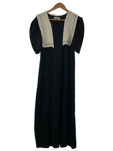 【中古】CELFORD◆23SS/セーラーカラーワンピース/38/ポリエステル/ブラック/CWN0231083【レディースウェア】 【中古】CELFORD◆23SS/セーラーカラーワンピース/38/ポリエステル/ブラック/CWN0231083【レディースウェア】