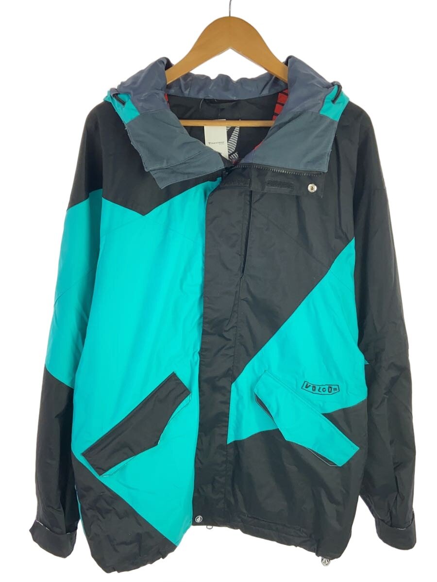 【中古】VOLCOM◆ウェアー/ジャケット/M/BLU【スポーツ】