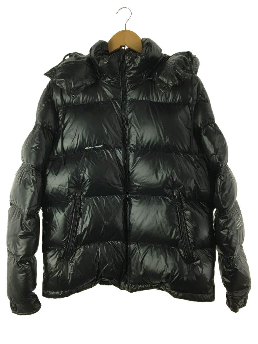 【中古】MONCLER◆ダウンジャケット/4/ナイロン/BLK/無地/MAYA2【メンズウェア】