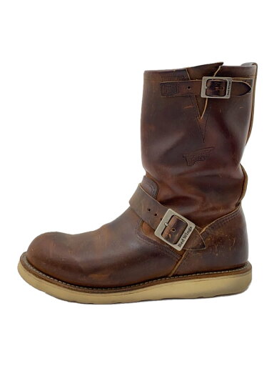 【中古】RED WING◆ブーツ/US8.5/BRW/レザー/2971【シューズ】 【中古】RED WING◆ブーツ/US8.5/BRW/レザー/2971【シューズ】