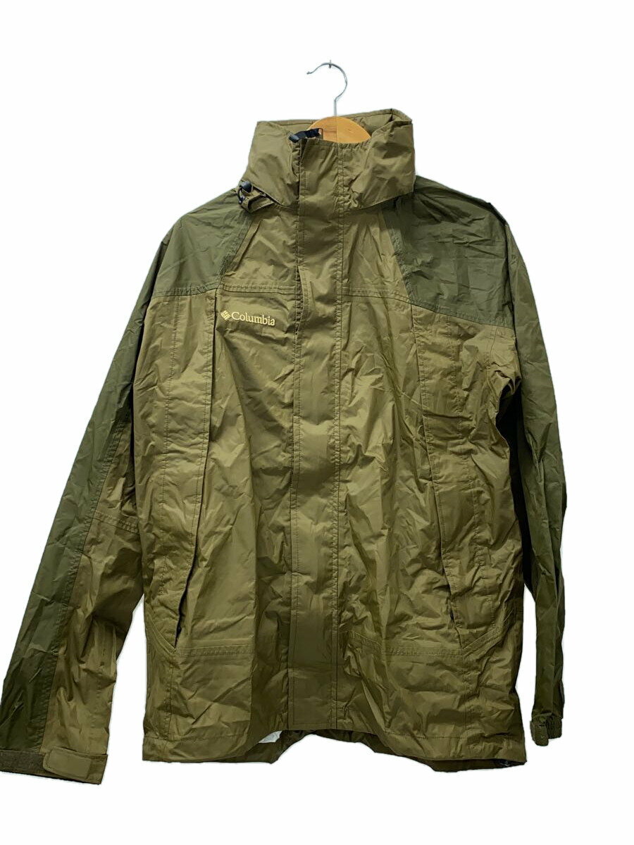 【中古】Columbia◆セットアップ/L/ナイロン/KHK/無地/108 PM0007【メンズウェア】