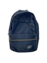 【中古】LANVIN en Bleu◆トロカデロ/リボンモチーフ/リュック/ナイロン/ブラック//【バッグ】