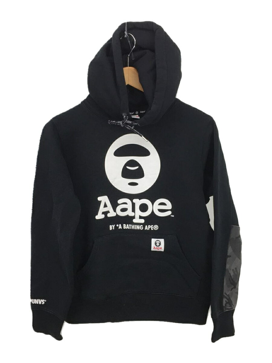 【中古】A BATHING APE◆パーカー/S/コットン/BLK/AAPSWMF3060XX/黒/ブラック【メンズウェア】