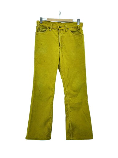 【中古】Levi’s◆42talon/80s/ボトム/ブーツカットパンツ/コーデュロイ/YLW【メンズウェア】 【中古】Levi’s◆42talon/80s/ボトム/ブーツカットパンツ/コーデュロイ/YLW【メンズウェア】
