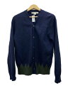 【中古】COMME des GARCONS SHIRT◆カーディガン(薄手)/M/ウール/NVY/W25514【メンズウェア】