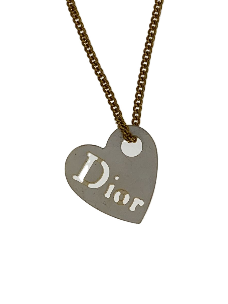 【中古】Christian Dior◆ネックレス/--/GLD/トップ有/レディース【服飾雑貨他】