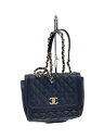 【中古】CHANEL◆ショルダーバッグ/レザー/BLK【バッグ】(4)