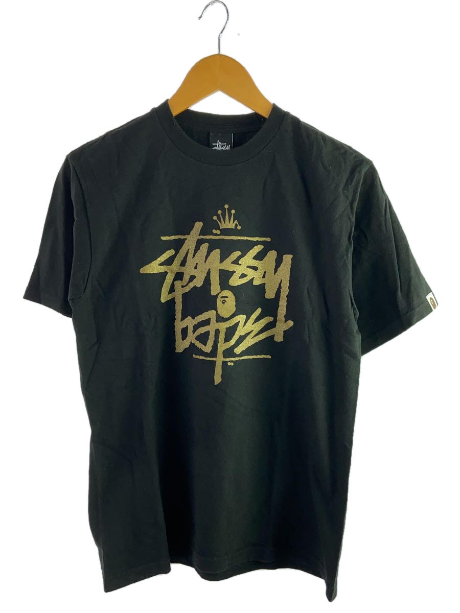 【中古】STUSSY◆Tシャツ/S/コットン/B