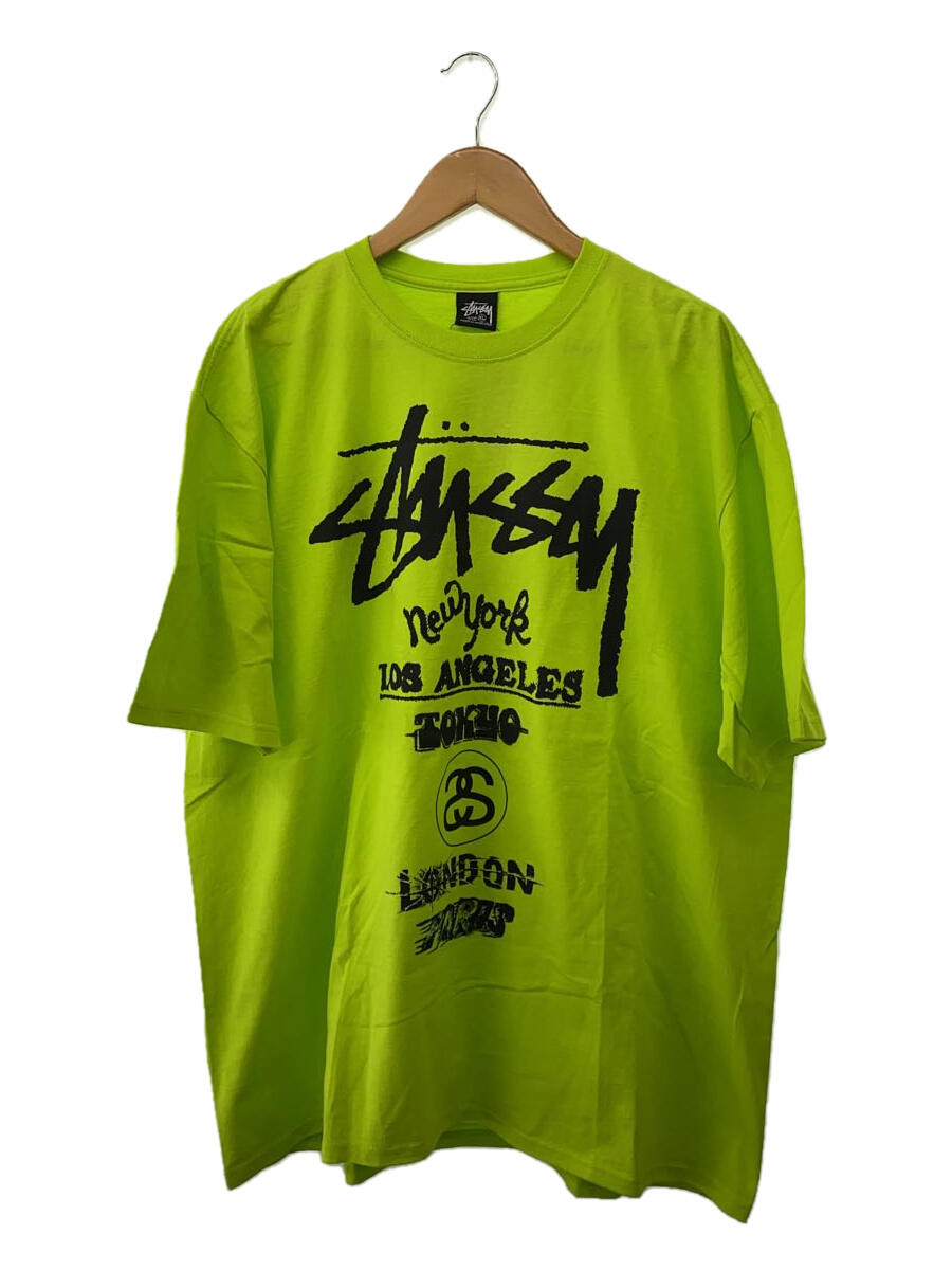 【中古】STUSSY◆23SS/TOUR TEE/Tシャツ/XL