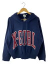 yÁzX-girlp[J[/one/Rbg/NVY/105234015005/college logo knit hoodieyfB[XEFAz