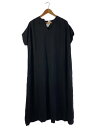【中古】Ron Herman◆半袖ワンピース/XS/レーヨン/BLK/3710300109【レディースウェア】