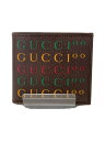 GUCCI◆グッチ/2つ折り財布/ブラウン/総柄/676239・496334/100周年記念