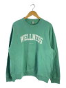【中古】SPORTY&RICH◆スウェット/M/コットン/GRN【レディースウェア】
