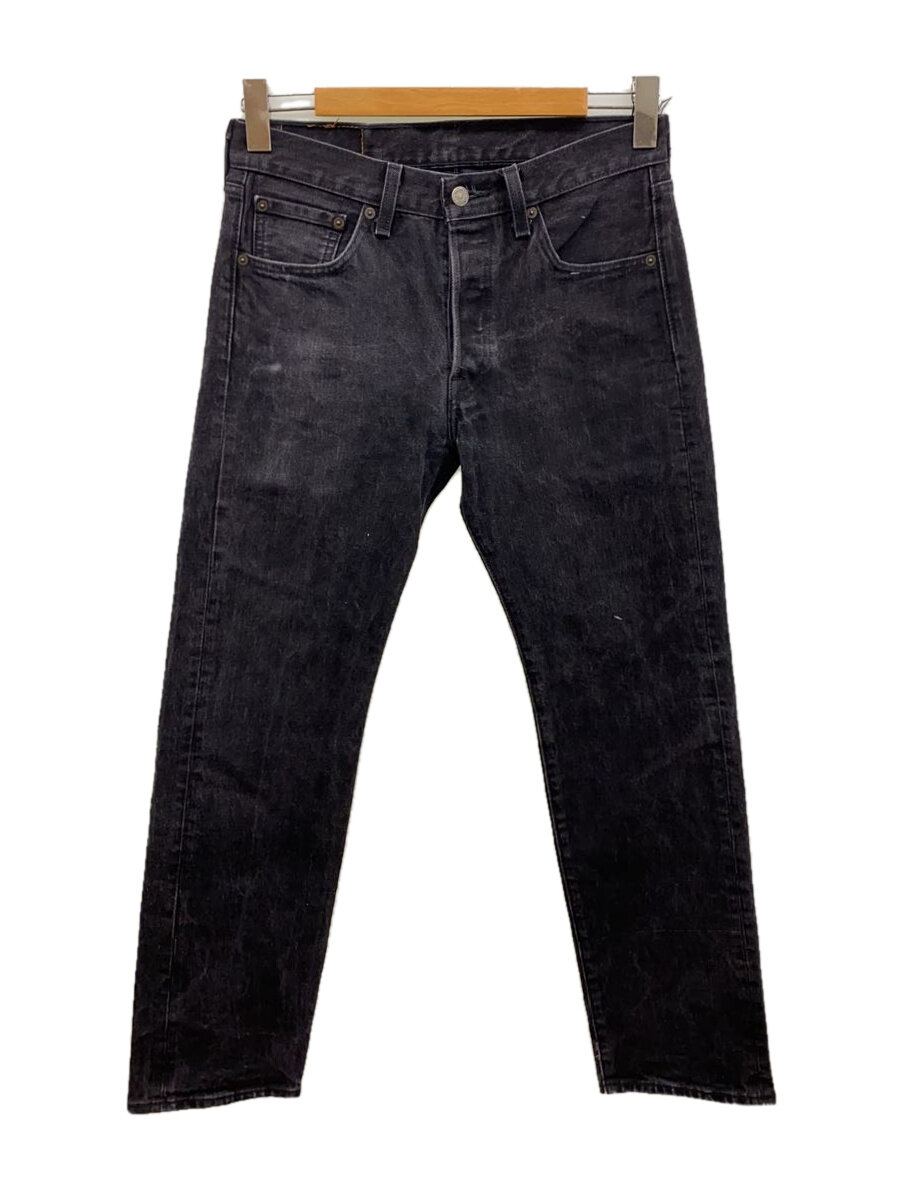 【中古】Levi’s◆ボトム/M/デニム/BLK/00501-2442【メンズウェア】