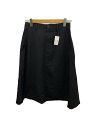 【中古】YOHJI YAMAMOTO◆サルエルパンツ/1/ウール/BLK/f0-p51-100【レディースウェア】