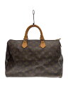 【中古】LOUIS VUITTON◆1)スピーディ35_モノグラム・キャンバス_BRW/PVC/BRW/総柄【バッグ】(4)