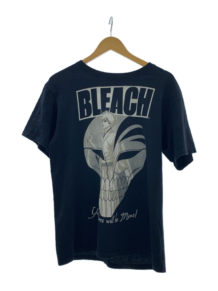 【中古】ANVIL◆BLEACH/白一護/アニメT/Tシャツ/--/コットン/BLK//【メンズウェア】