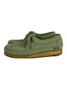 【中古】Clarks◆ワラビー/シューズ/26.5cm/グリーン/スウェード/61096172【シューズ】(4)