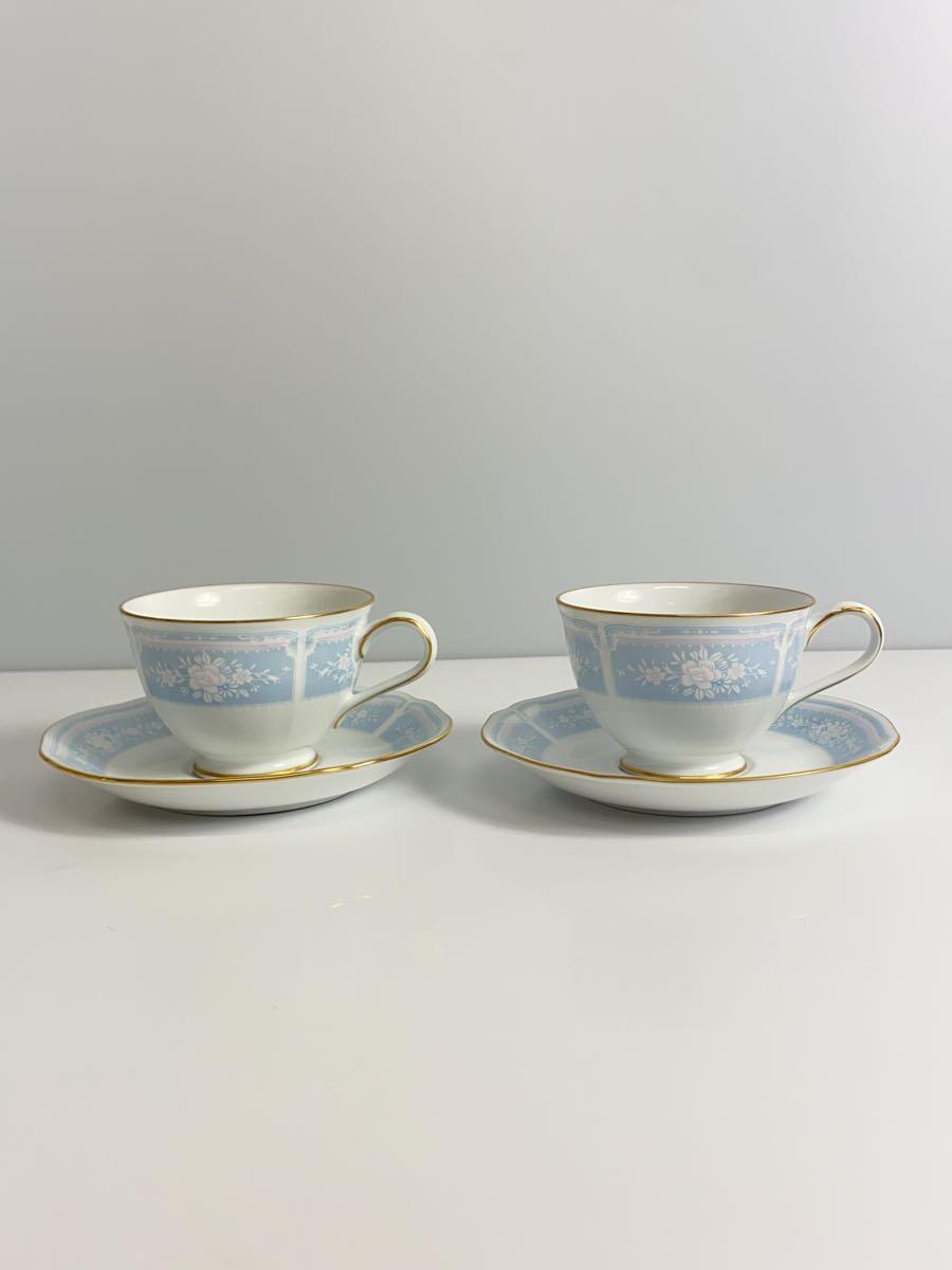 【中古】Noritake◆カップ&ソーサー/2点セット/WHT【キッチン用品】