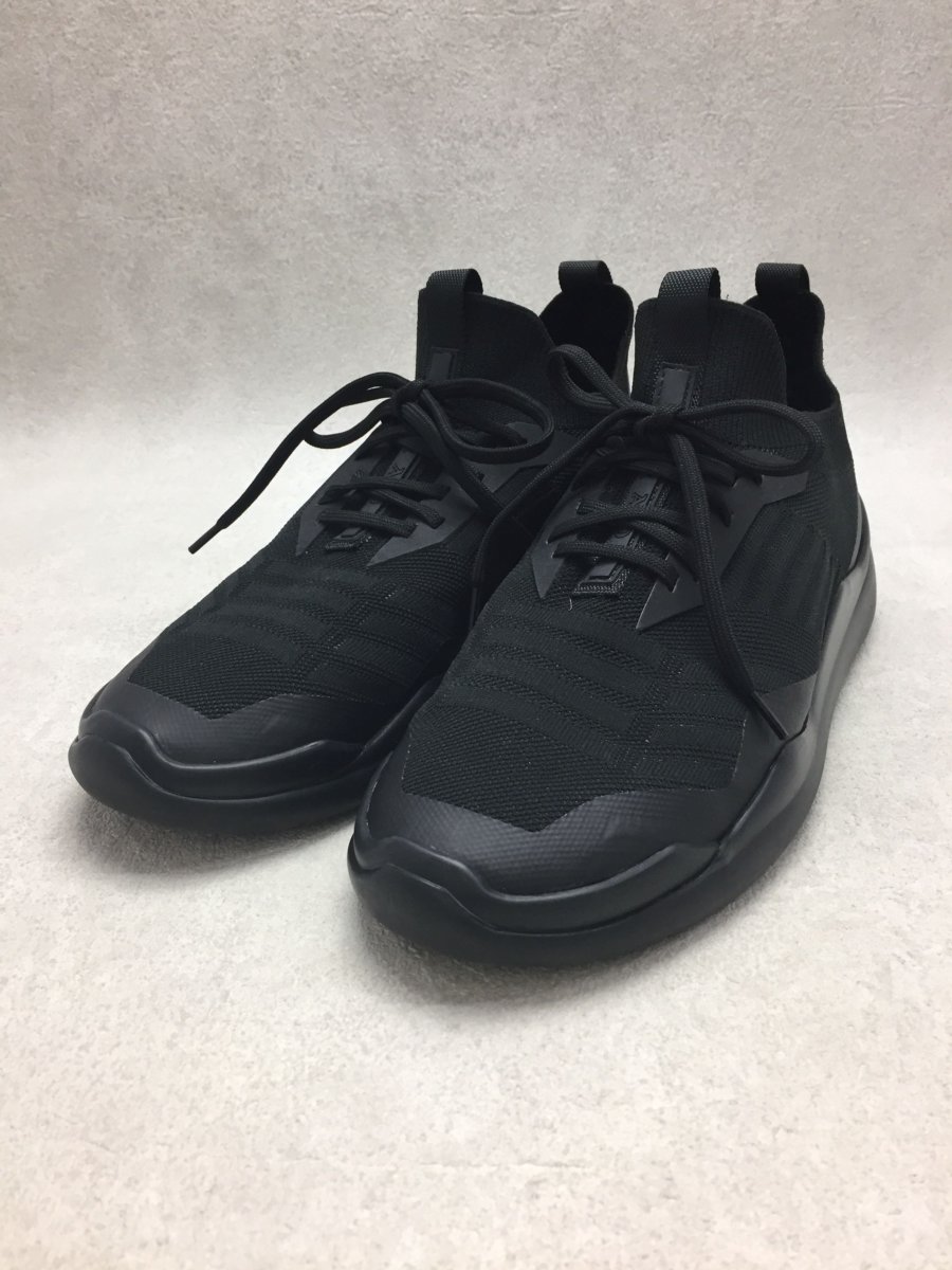 【中古】PRADA◆テクノニットLR/ローカットスニーカー/SIZE:UK5 1/2/BLK【シューズ】