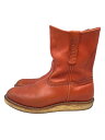 【中古】RED WING◆レッドウィング/9インチ ペコスブーツ/US6.5/8866/レディッシュブラウン/レザー【シューズ】