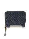 【中古】TORY BURCH◆2つ折り財布/レザ