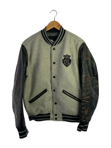 【中古】DIESEL◆スタジャン/L/ウール/GRY【メンズウェア】 【中古】DIESEL◆スタジャン/L/ウール/GRY【メンズウェア】