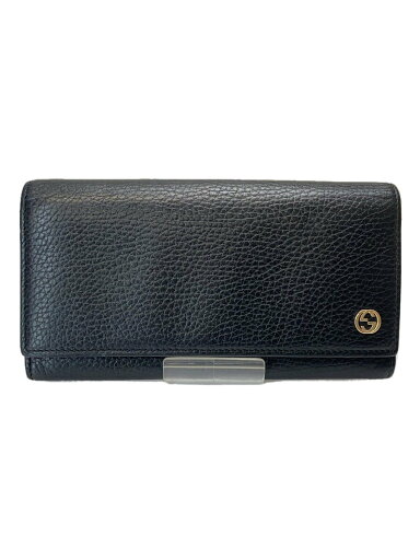 【中古】GUCCI◆長財布_インターロッキングG/レザー/BLK/メンズ【服飾雑貨他】 【中古】GUCCI◆長財布_インターロッキングG/レザー/BLK/メンズ【服飾雑貨他】