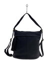 【中古】ear PAPILLONNER◆ショルダーバッグ/レザー/BLK【バッグ】