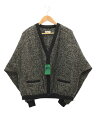 HOMELESS TAILOR◆Cardigan Black/カーディガン(薄手)/FREE/ウール/BLK