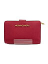 【中古】MICHAEL KORS◆2つ折り財布/--/PNK/無地/レディース/35F7GTVF2L【服飾雑貨他】(4)