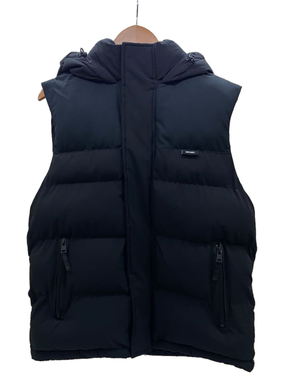 【中古】ZARA◆ダウンジャケット/M/ポリエステル/BLK/無地/6985/301/800【メンズウェア】