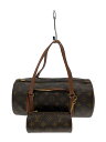 【中古】LOUIS VUITTON◆1)パピヨン30_モノグラム・キャンバス_BRW/PVC/BRW/総柄【バッグ】