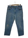 【中古】Carhartt◆ボトム/35/コットン/ブルー/無地//【メンズウェア】