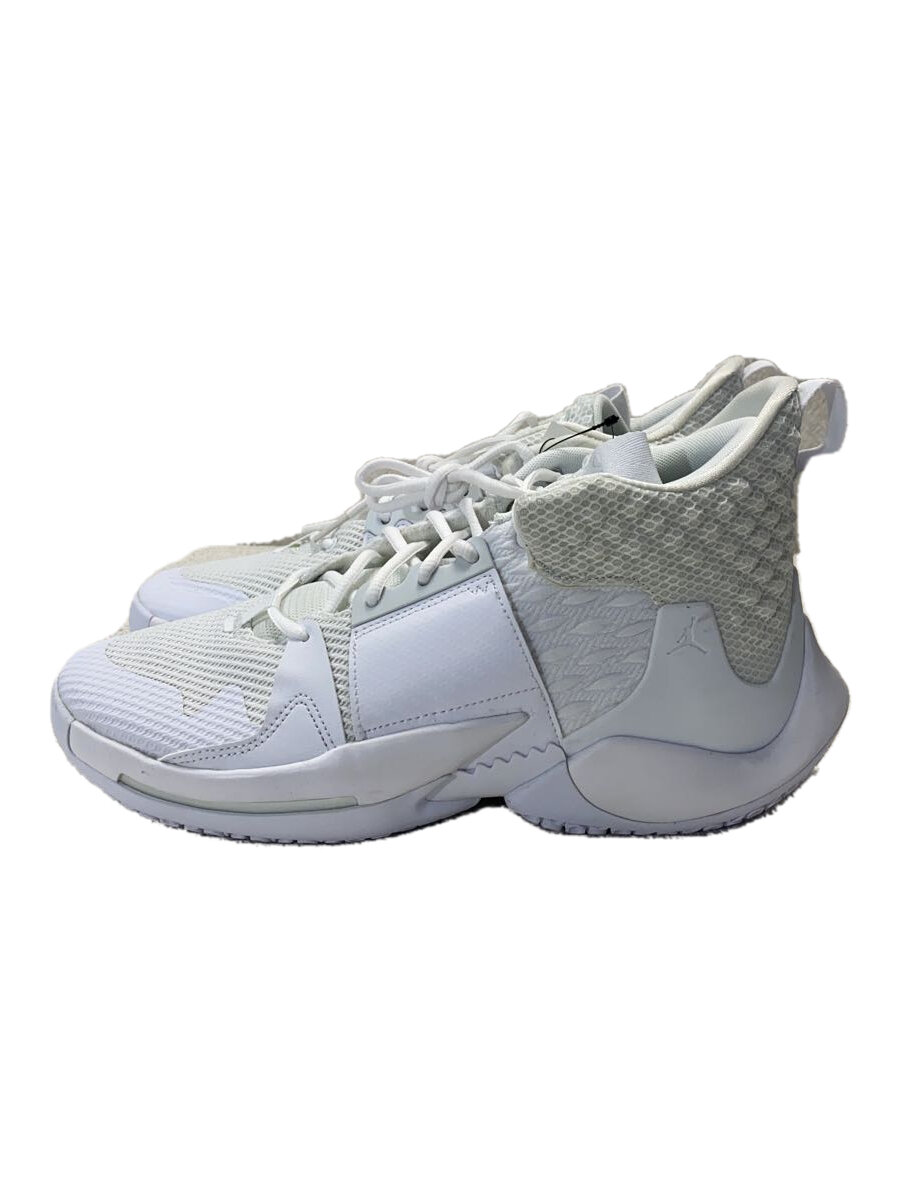 【中古】NIKE◆JORDAN WHY NOT ZER0.2 PF LT/ジョーダンワイノットゼロ/ホワイト/BV6352-101/【シューズ】