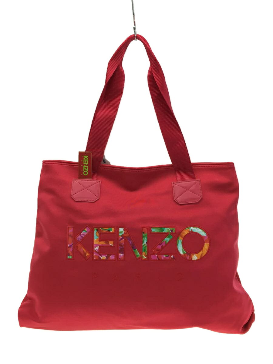 【中古】KENZO◆トートバッグ/花柄ロ