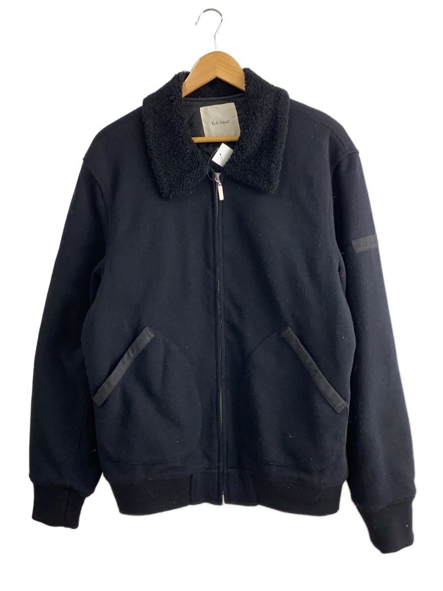 【中古】KARL HELMUT◆ブルゾン/L/ウール/BLK/P0393FJM05//【メンズウェア】