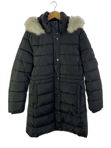 【中古】TOMMY HILFIGER◆中綿コート/L/ポリエステル/BLK/TG001556-011【レディースウェア】 【中古】TOMMY HILFIGER◆中綿コート/L/ポリエステル/BLK/TG001556-011【レディースウェア】