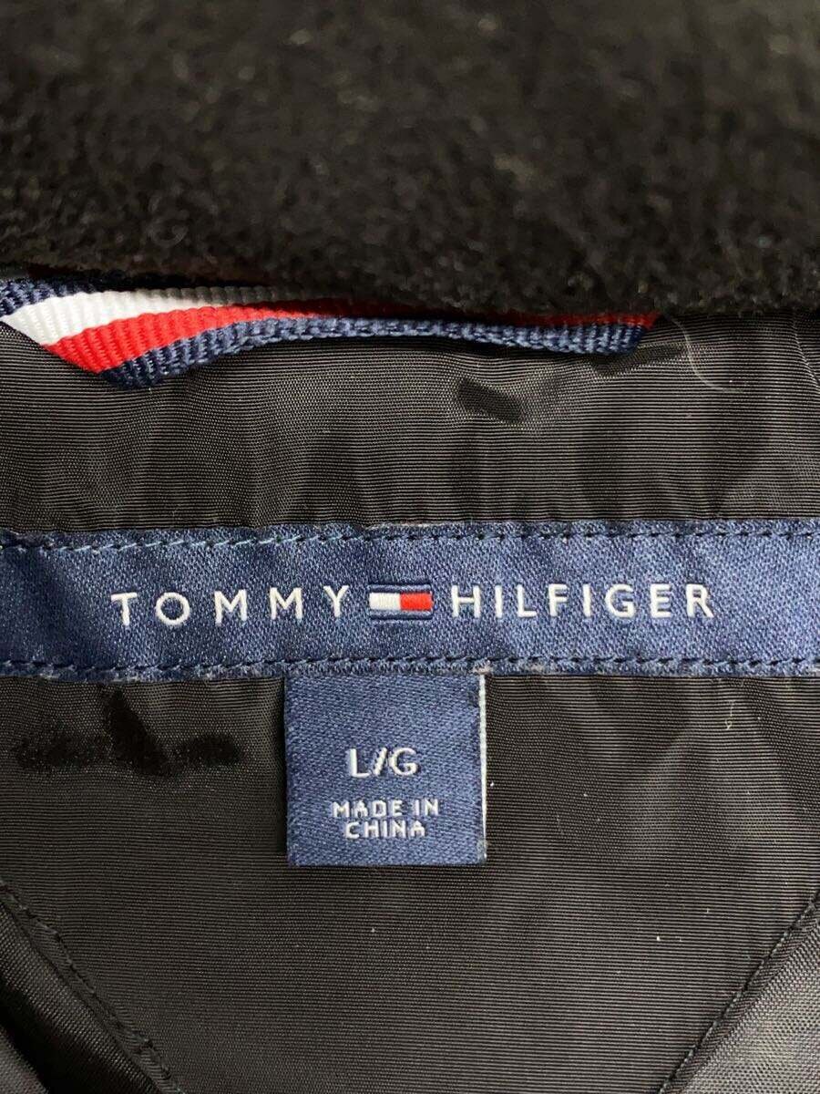【中古】TOMMY HILFIGER◆中綿コート/L/ポリエステル/BLK/TG001556-011【レディースウェア】