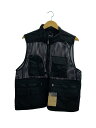 【中古】THE NORTH FACE◆UTILITY MESH VEST_ユーティリティメッシュベスト/L/ナイロン/BLK【メンズウェア】