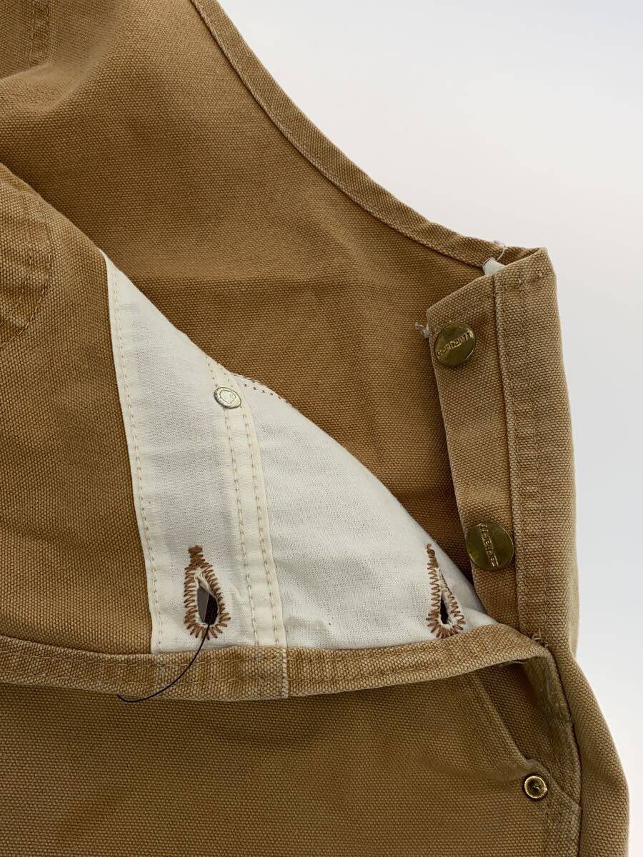 【中古】Carhartt◆オーバーオール/38/コットン/BEG/R37【メンズウェア】