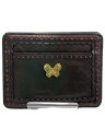 【中古】ANNA SUI◆カードケース/レザー/BRW/レディース【服飾雑貨他】