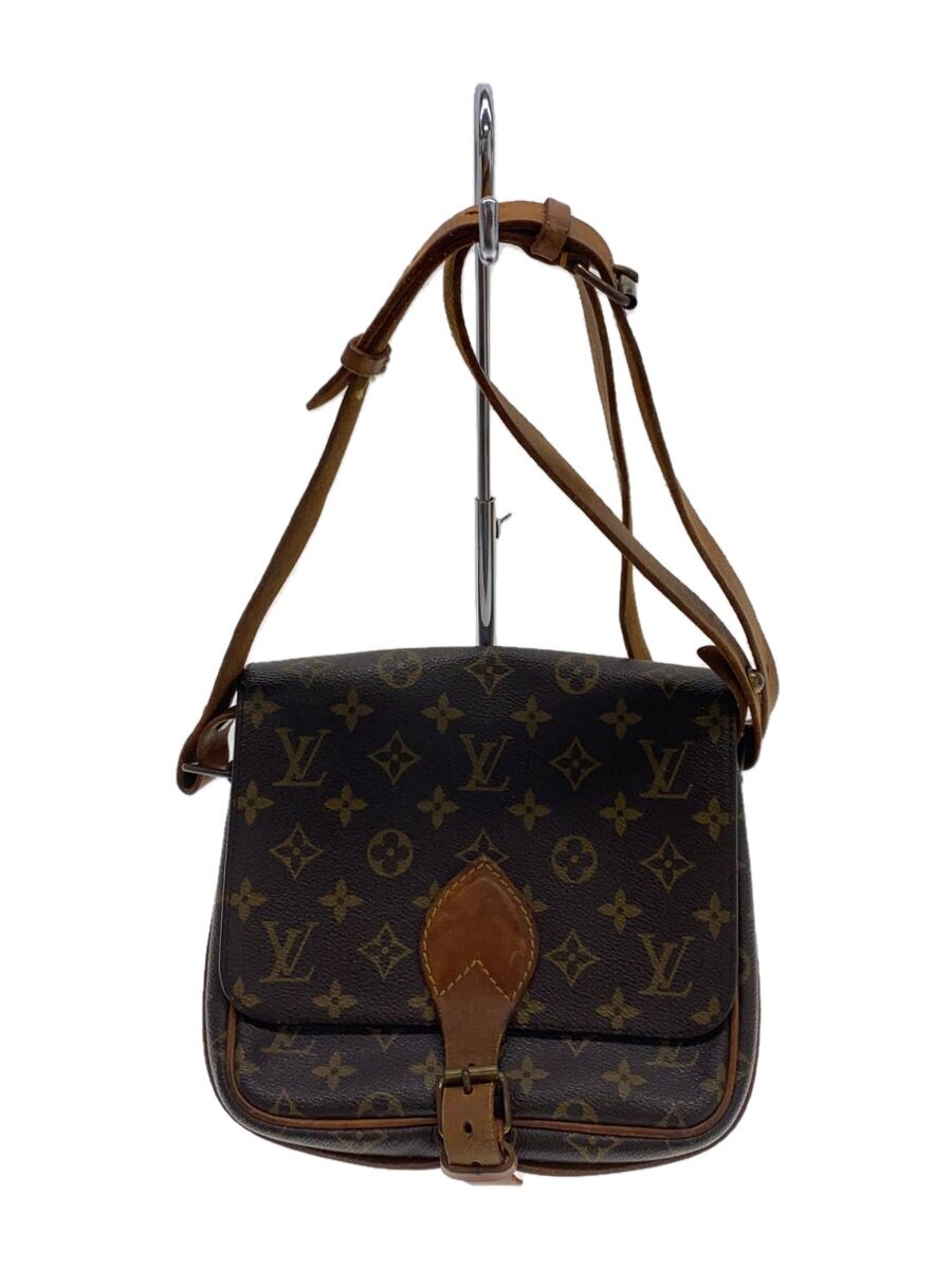 LOUIS VUITTON - 【中古】LOUIS VUITTON◆カルトシエールMM_モノグラム・キャンバス_BRW/PVC/BRW【バッグ】