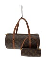【中古】LOUIS VUITTON◆パピヨン30/ハンドバッグ/M51385/モノグラム/PVC/BRW/LV【バッグ】