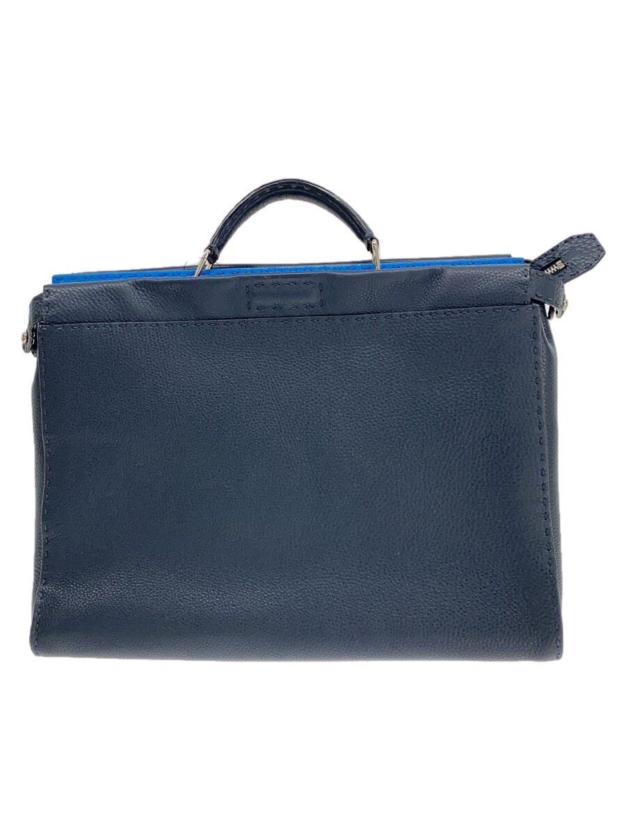 【中古】FENDI◆セレリア ピーカブー/ショルダー付属/--/NVY/7VA388【バッグ】