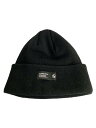【中古】NEIGHBORHOOD◆ニットキャップ/FREE/アクリル/BLK/無地/メンズ/242YGNH-HT01【服飾雑貨他】