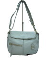 【中古】FURLA◆ショルダーバッグ/レザー/WHT/無地【バッグ】