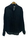 【中古】EDIFICE◆長袖シャツ/S/リネン/BLK/22-050-300-2011-1-0【メンズウェア】