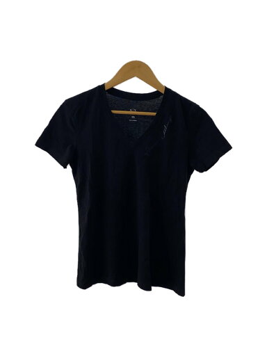 【中古】ARMANI EXCHANGE◆香水臭有/24SS/VネックゴロプリントTシャツ/XS/コットン/BLK/6DYT54YJG3Z【レディースウェア】 【中古】ARMANI EXCHANGE◆香水臭有/24SS/VネックゴロプリントTシャツ/XS/コットン/BLK/6DYT54YJG3Z【レディースウェア】