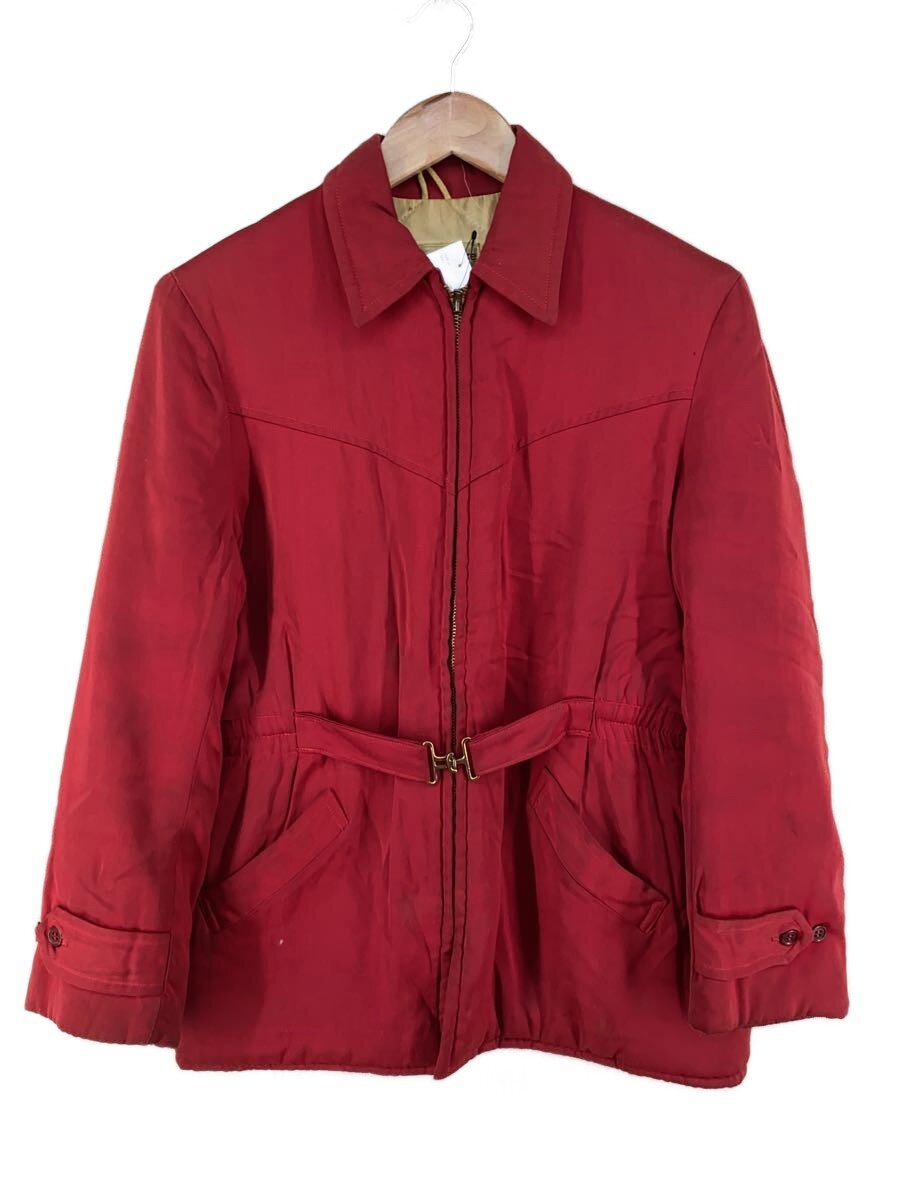 【中古】sears◆60s/KERRYBROOKE/VINTAGE/ギャバジン/ジャケット/--/--/RED/無地【メンズウェア】